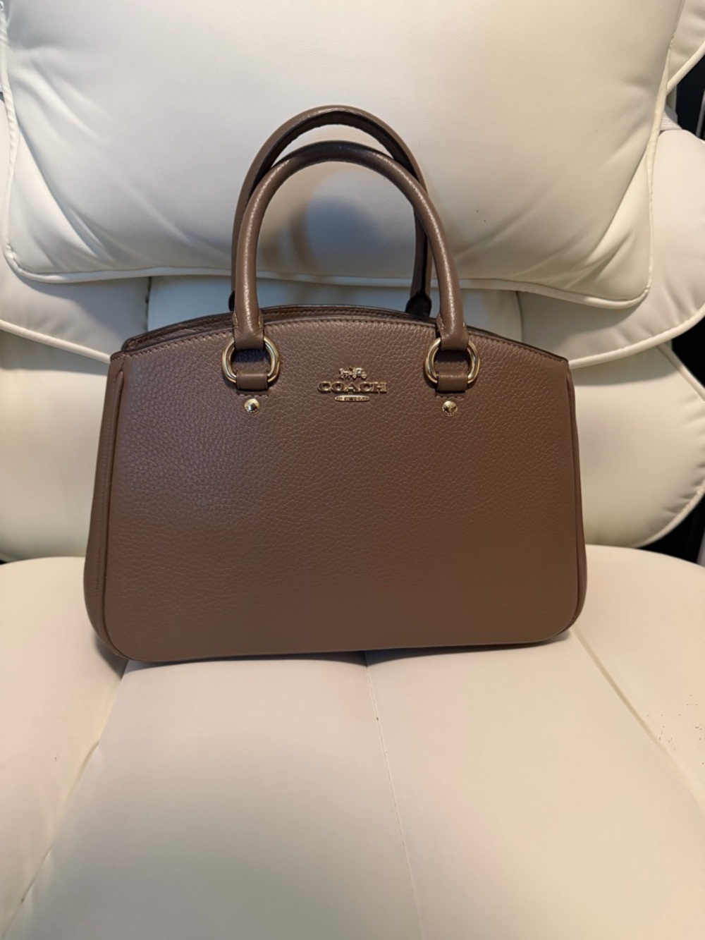 Coach Small Savannah in Dark Stone